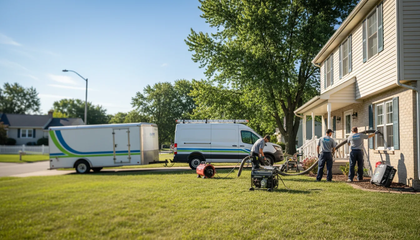 Flooded Basement Restoration And Cleanup With Repair in Vienna, IL near me